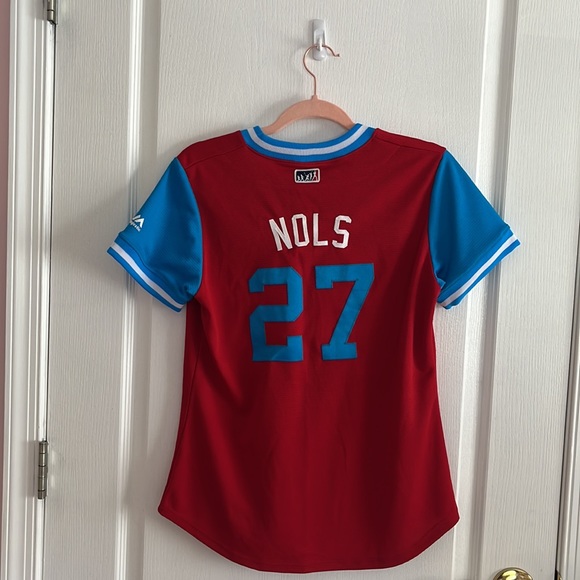 Phillies Aaron Nola nickname “Nols” Jersey - Picture 2 of 3